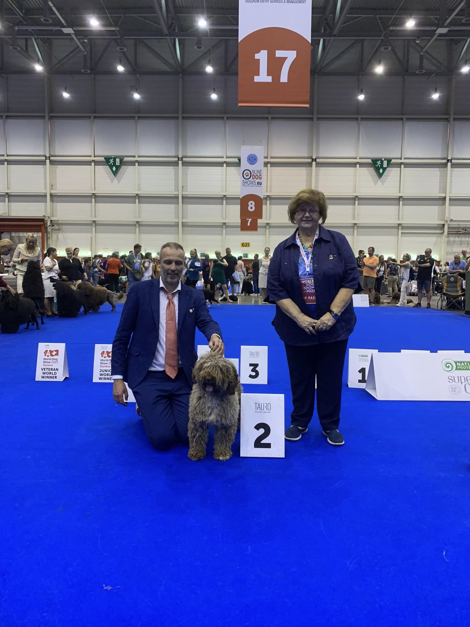 World dog show 2023 Moses op de 2e plaats