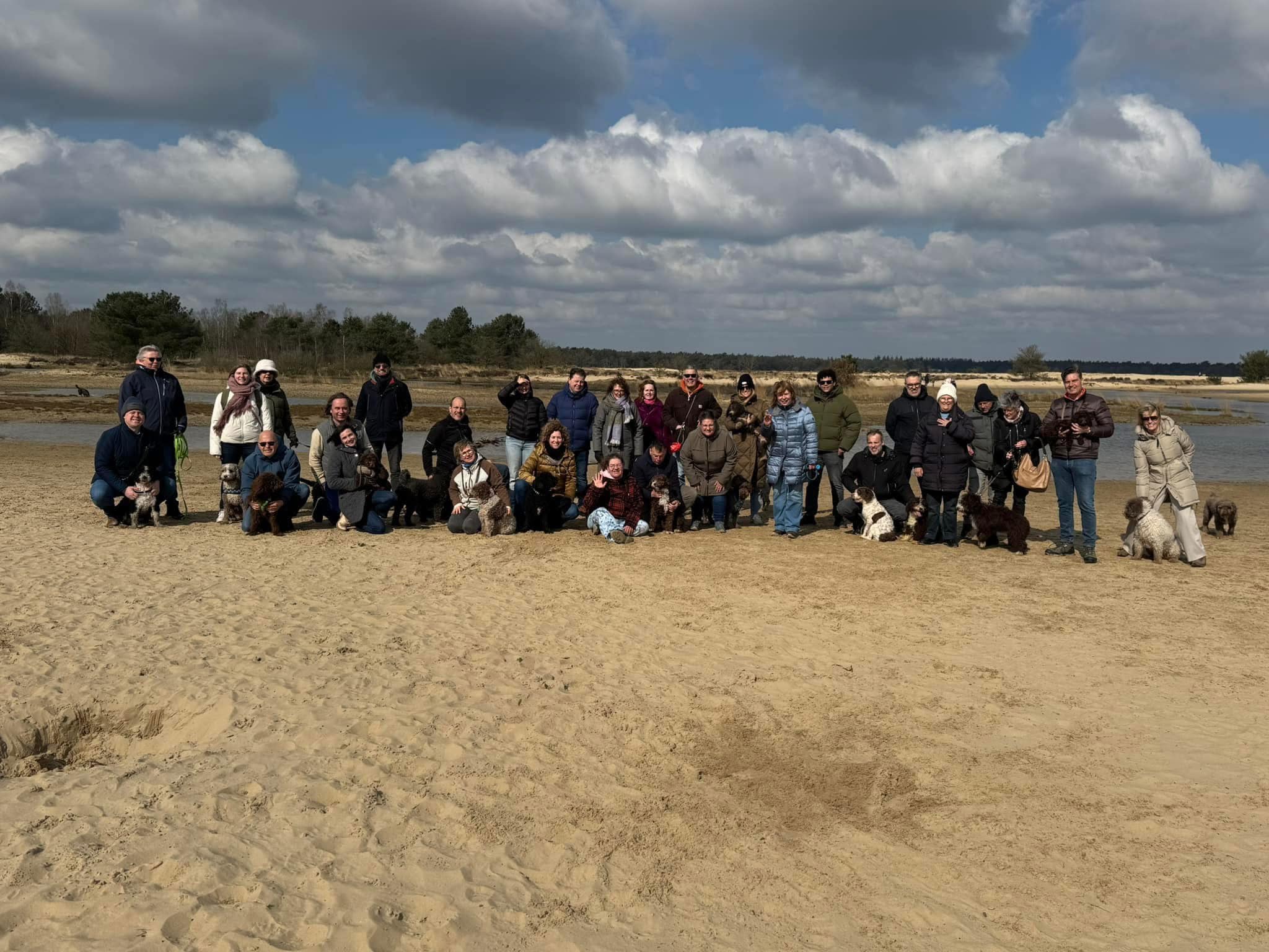 Spaanse waterhond Amaragua Wandeling